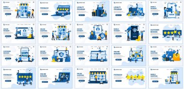 İniş sayfası şablonları, büyük Covid-19 Coronavirus koleksiyonu, doktor ve hemşireler covid-19 Coronavirus 'la savaşıyor. Web pankartı, bilgi grafikleri, iniş sayfası, web şablonu için kullanılabilir. düz vektör illüstrasyonu
