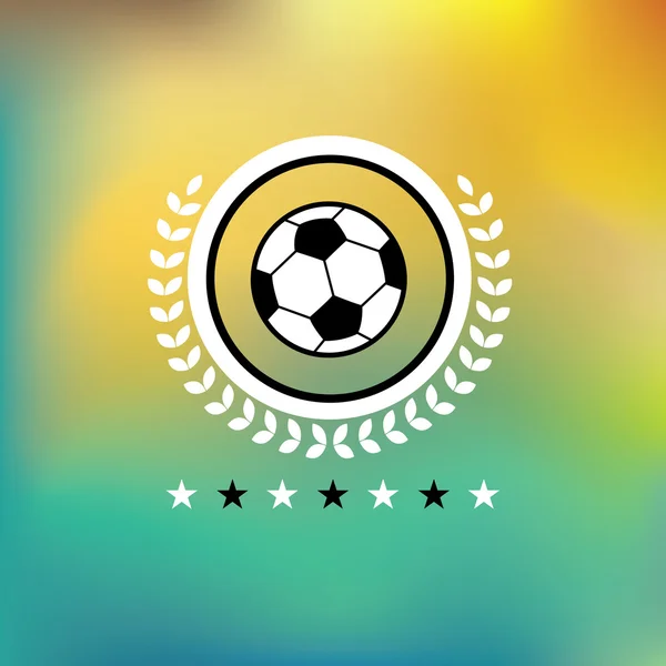 足球锦标赛标签设计 — 图库矢量图片