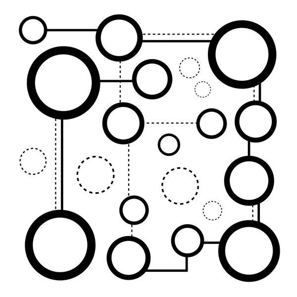 Leere Tasten für eingestellte Symbole — Stockvektor