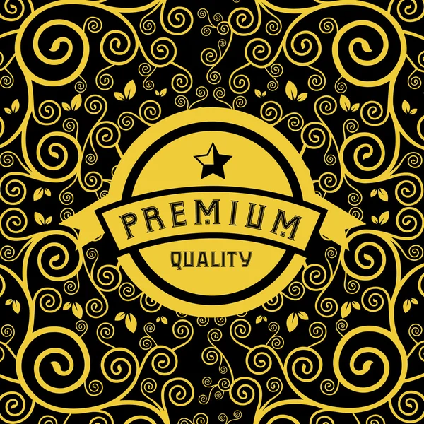 Premium kalite Vintage etiket — Stok Vektör
