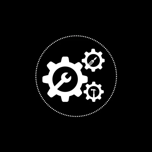 Mechanische symbool — Stockvector