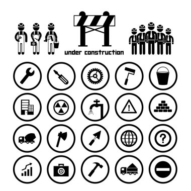 İnşaat Icon set