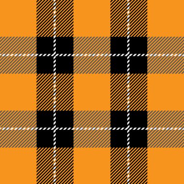 Turuncu tartan ekose deseni 