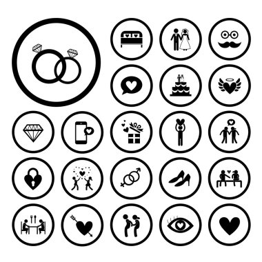 Düğün Icons set