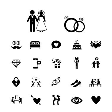 Düğün Icons set