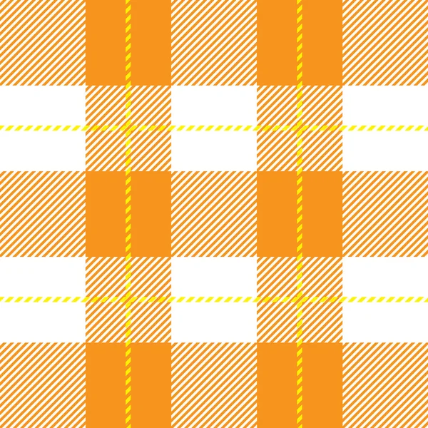 Orange sömlös tartan Pläd — Stock vektor