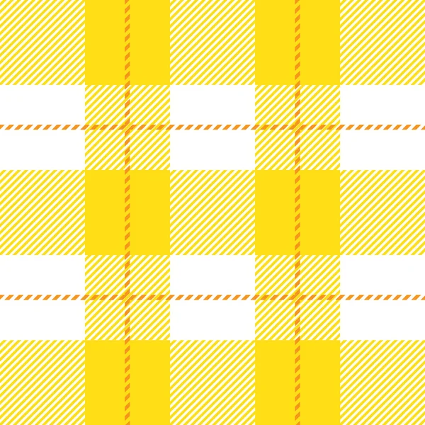 Yellow seamless tartan plaid — Stock Vector