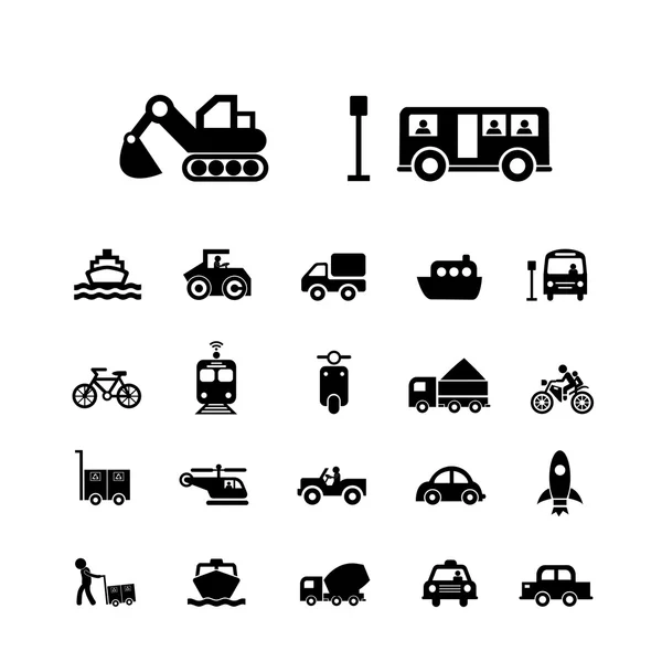 Транспорт набір іконок — стоковий вектор