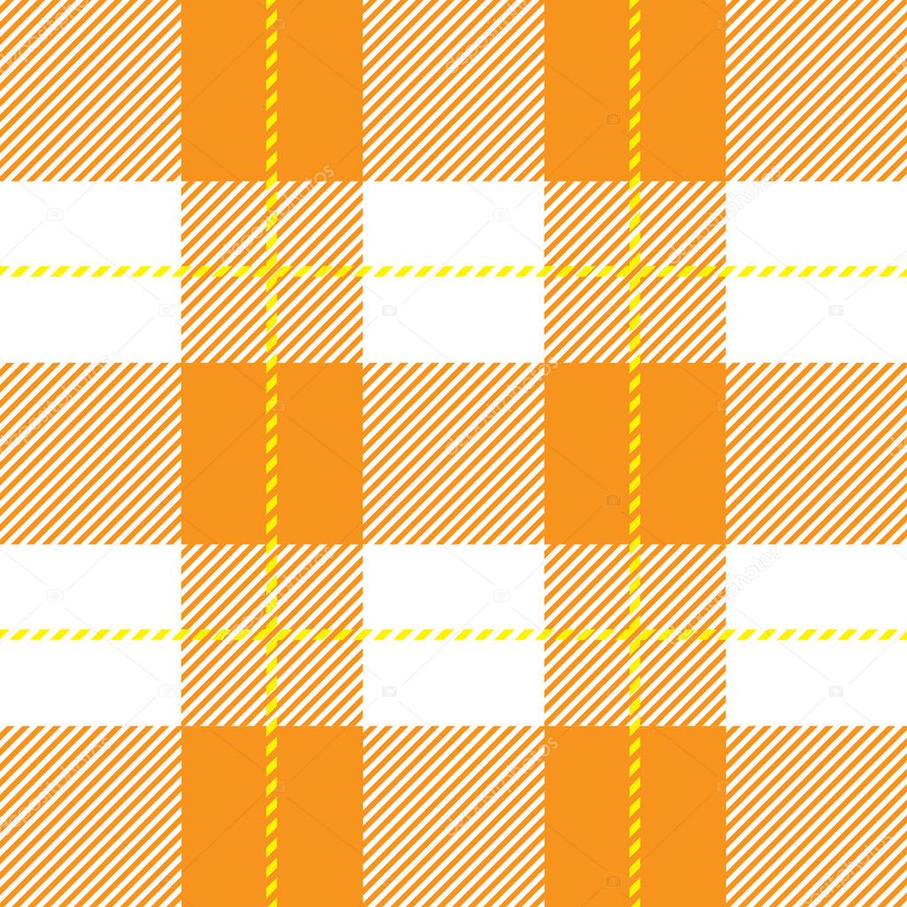 orange seamless tartan plaid 