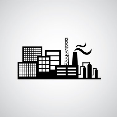 Endüstriyel fabrika simgesi