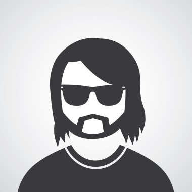 adam gözlük simgesi 