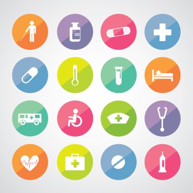 Hastane Icons set