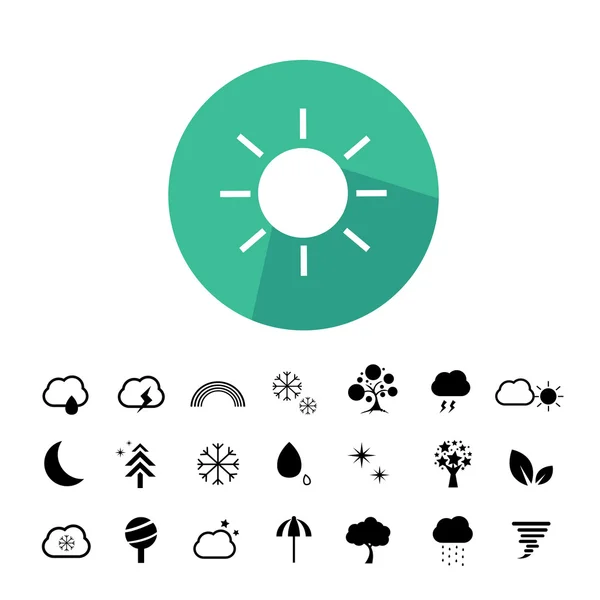 Weather icons set — Stock Vector