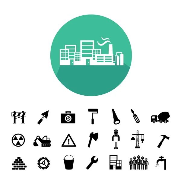 Construction team  icons — Stock Vector