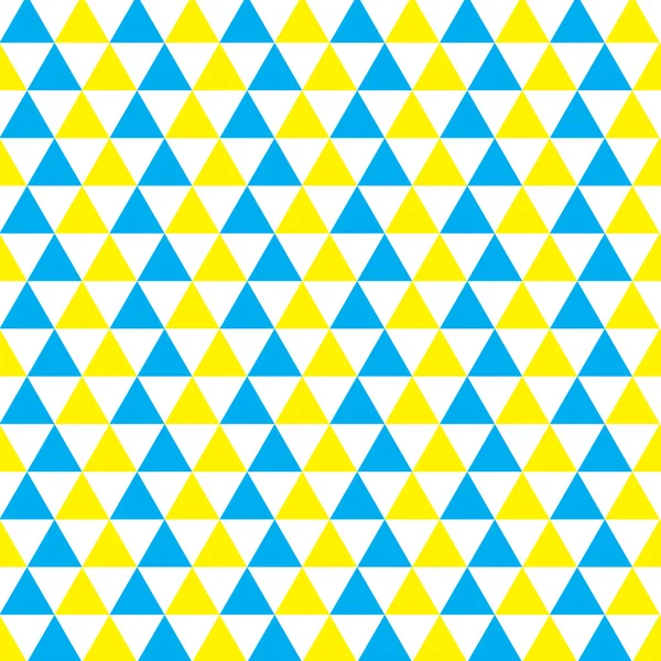 Modré a žluté trojúhelníky — Stockový vektor