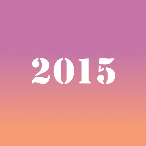 Projekt nowy rok 2015 — Wektor stockowy