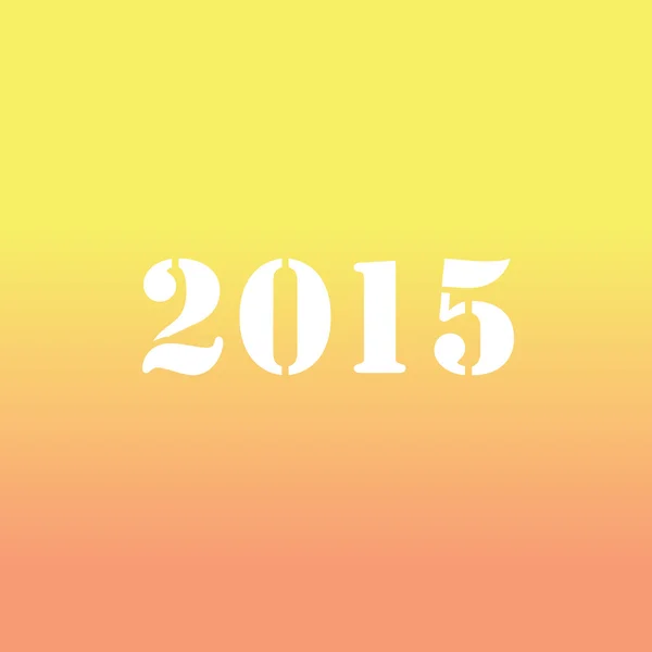 Новий рік 2015 дизайн — стоковий вектор