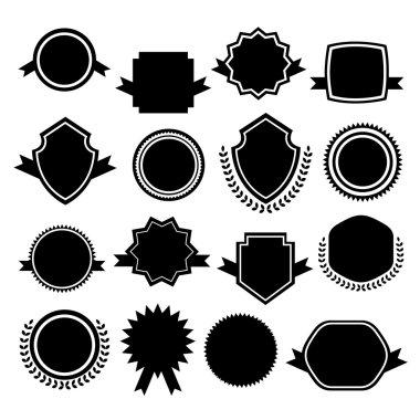 Vintage etiketleri ayarlama, logolar