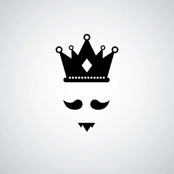 King crown icon — Stock Vector