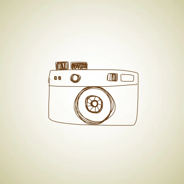 Camerasymbool cartoon — Stockvector