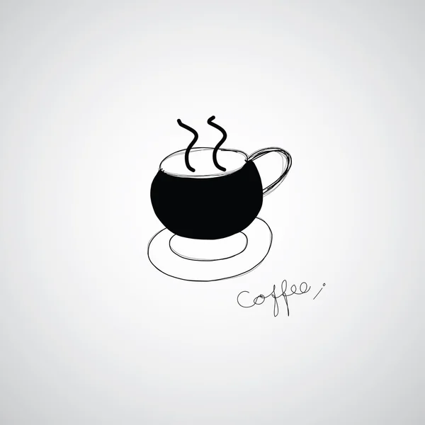 Tasse de café icône — Image vectorielle