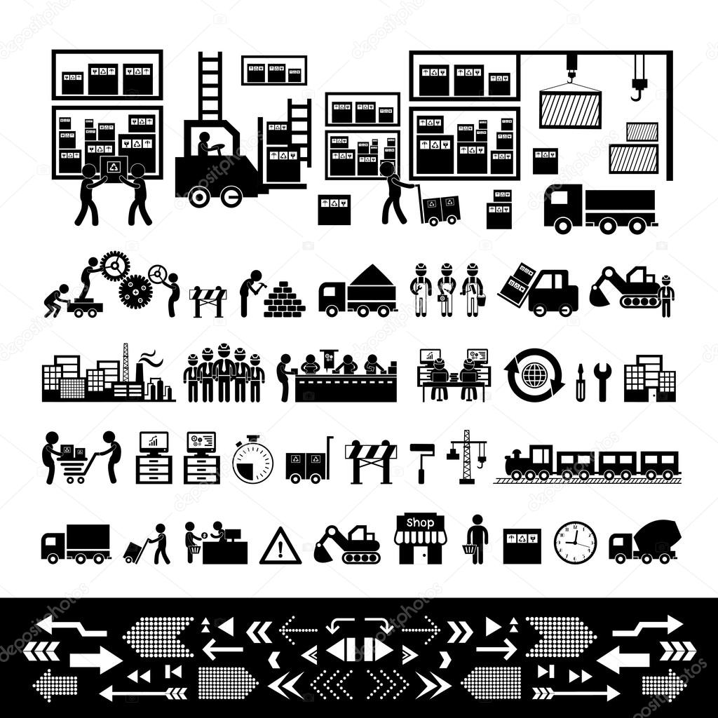 Manufacturer and distributor icons
