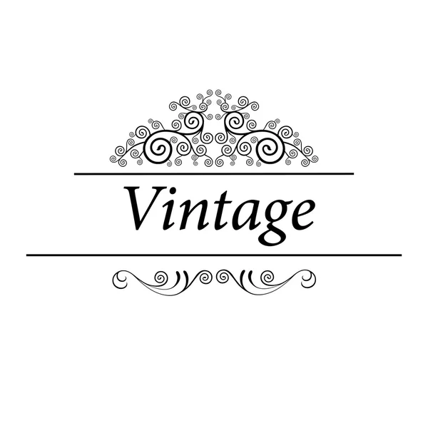 Vintage etiket baggrund – Stock-vektor