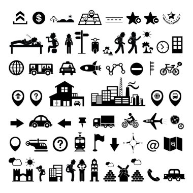 Gezgin explorer Icons set