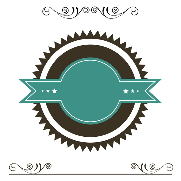 Vintage badge and label — Stock Vector