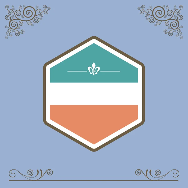 Vintage badge and label — Stock Vector