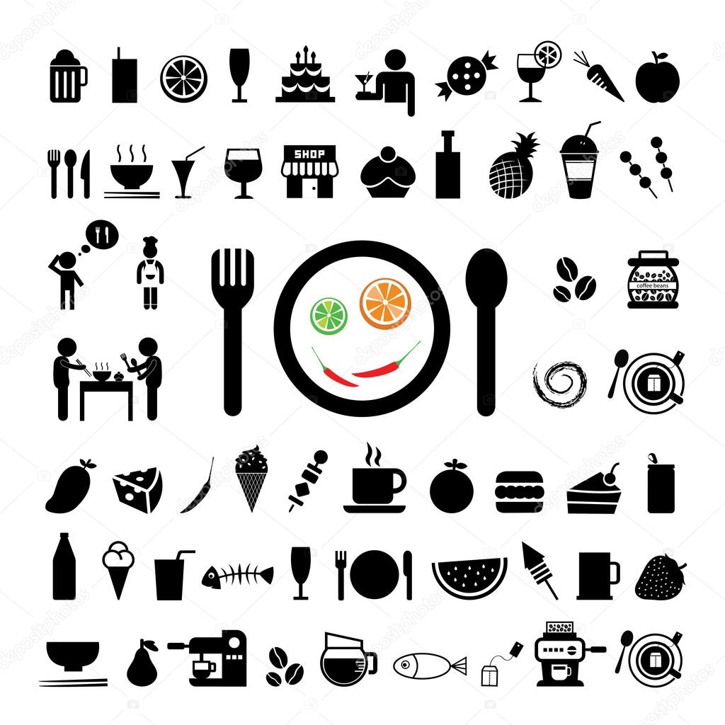 food and drink icons