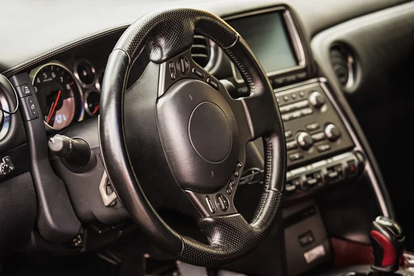 Interior of the sports car — Stock Photo, Image