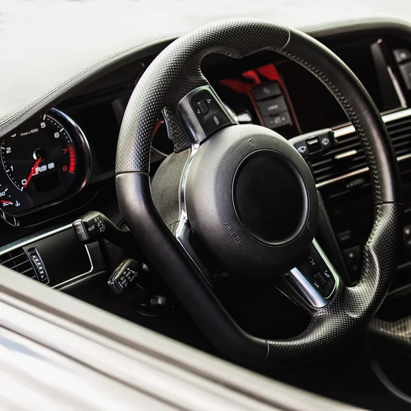 Interior of the sports car — Stock Photo, Image