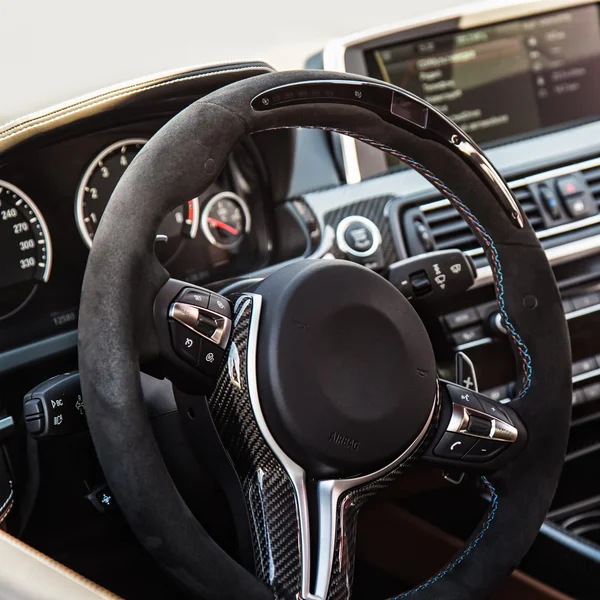 Interior of the sports car — Stock Photo, Image