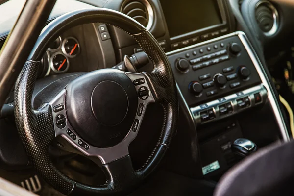 Interior of the sports car — Stock Photo, Image