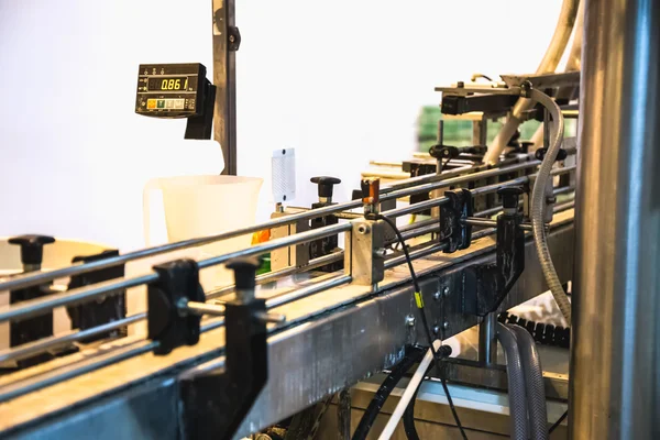 Automatic packing line of conveyor — Stock Photo, Image