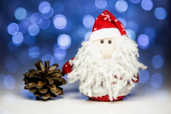 Santa Claus with pine cone — Stock Photo, Image