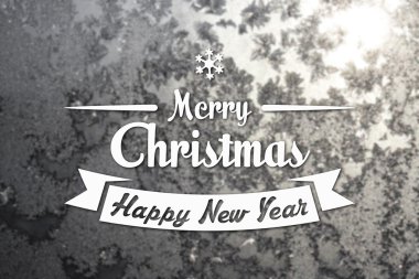 Merry christmas ve yeni yıl tebrik kartı
