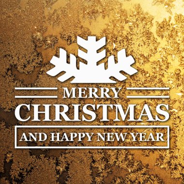 Merry christmas ve yeni yıl tebrik kartı