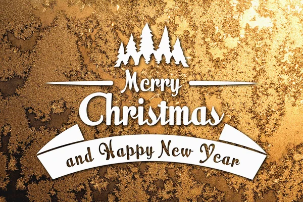 Merry christmas ve yeni yıl tebrik kartı