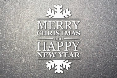 Merry christmas ve yeni yıl tebrik kartı