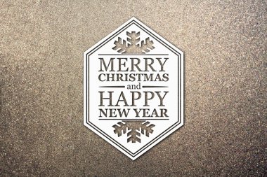 Merry christmas ve yeni yıl tebrik kartı