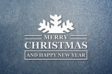 Merry christmas ve yeni yıl tebrik kartı