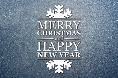 Merry christmas ve yeni yıl tebrik kartı