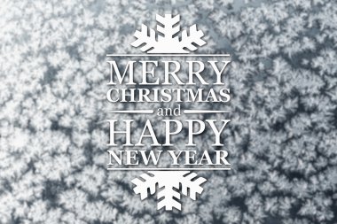 Merry christmas ve yeni yıl tebrik kartı