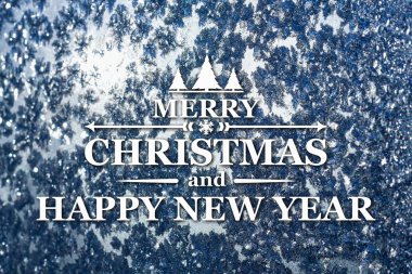 Merry christmas ve yeni yıl tebrik kartı