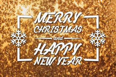 Merry christmas ve yeni yıl tebrik kartı