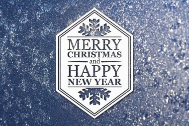 Merry christmas ve yeni yıl tebrik kartı