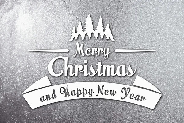 Merry christmas ve yeni yıl tebrik kartı