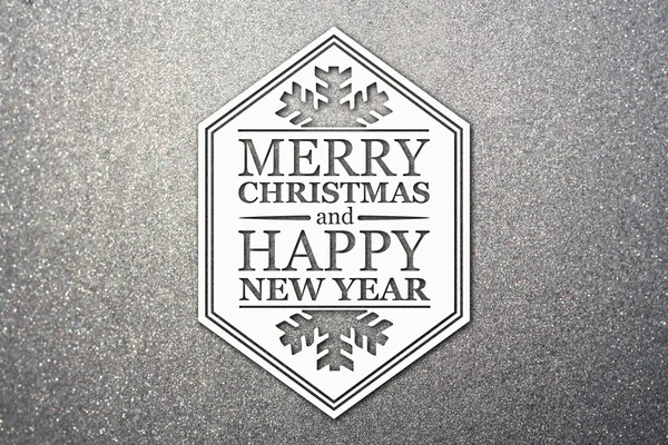 Merry christmas ve yeni yıl tebrik kartı